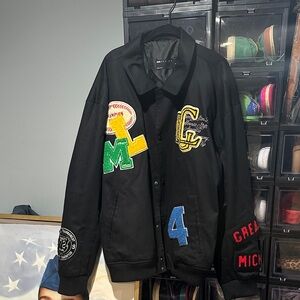 ASOS Black Embroidered Men's Jacket